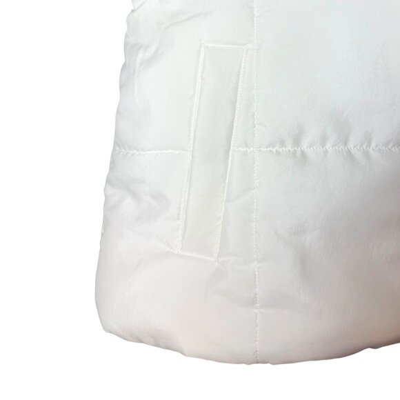 Nike Women's Therma-FIT Classic Puffer Vest – White Water-Repellent Oversize XS - Picture 6 of 6
